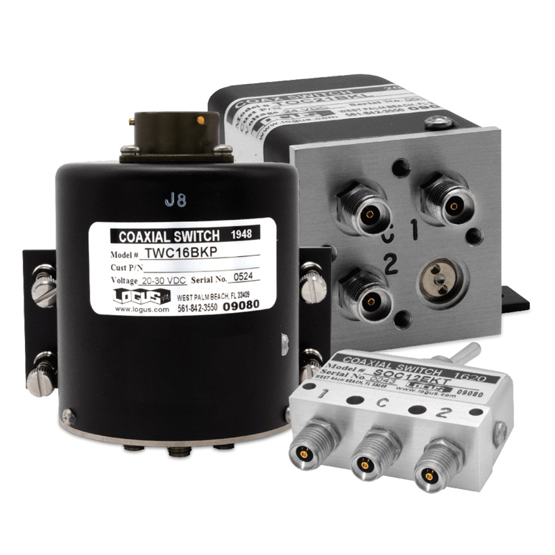 2.9mm RF Coaxial Switches Manufactured by Logus Microwave Image