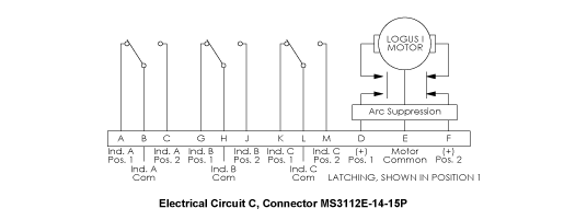 Electrical Circuit Standard Image for Waveguide Latching Guide - 3 Set Indicators Series by Logus Microwave