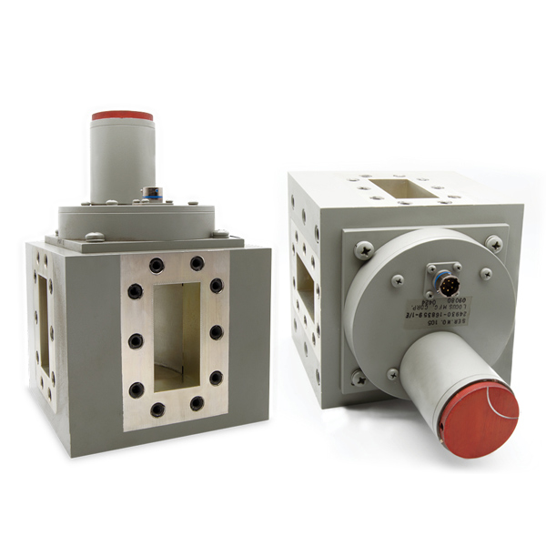 LO Series WR284 Waveguide Switch with Custom Flanges Available by Logus Microwave