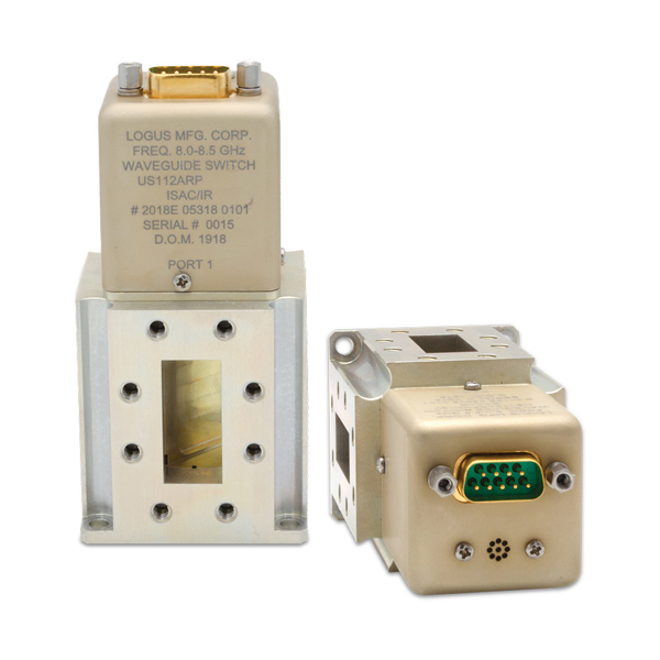 US Series WR112 Waveguide Switch with Custom Flanges Available by Logus Microwave